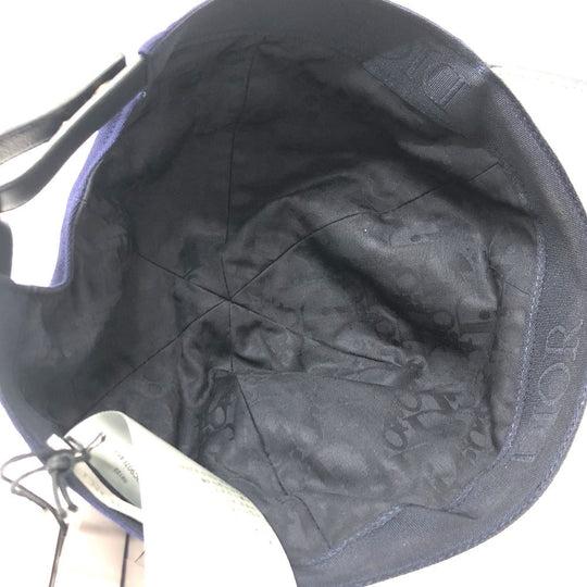 Dior cap 933C902L4511 cotton Navy ATELIER logo embroidery mens M Secondhand Authentic