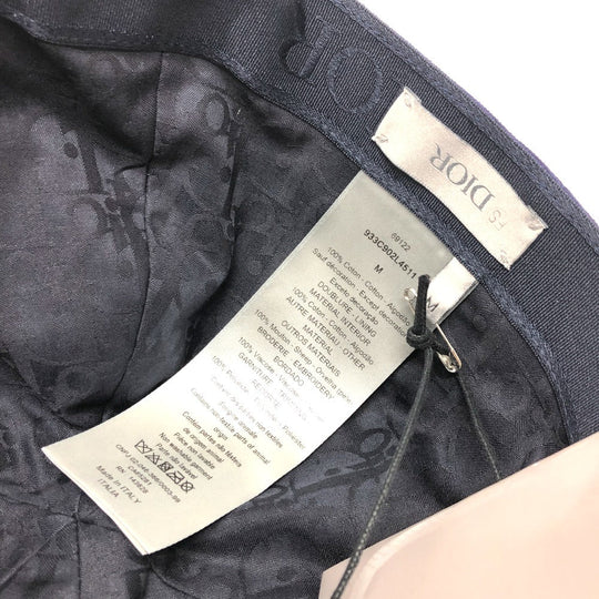 Dior cap 933C902L4511 cotton Navy ATELIER logo embroidery mens M Secondhand Authentic