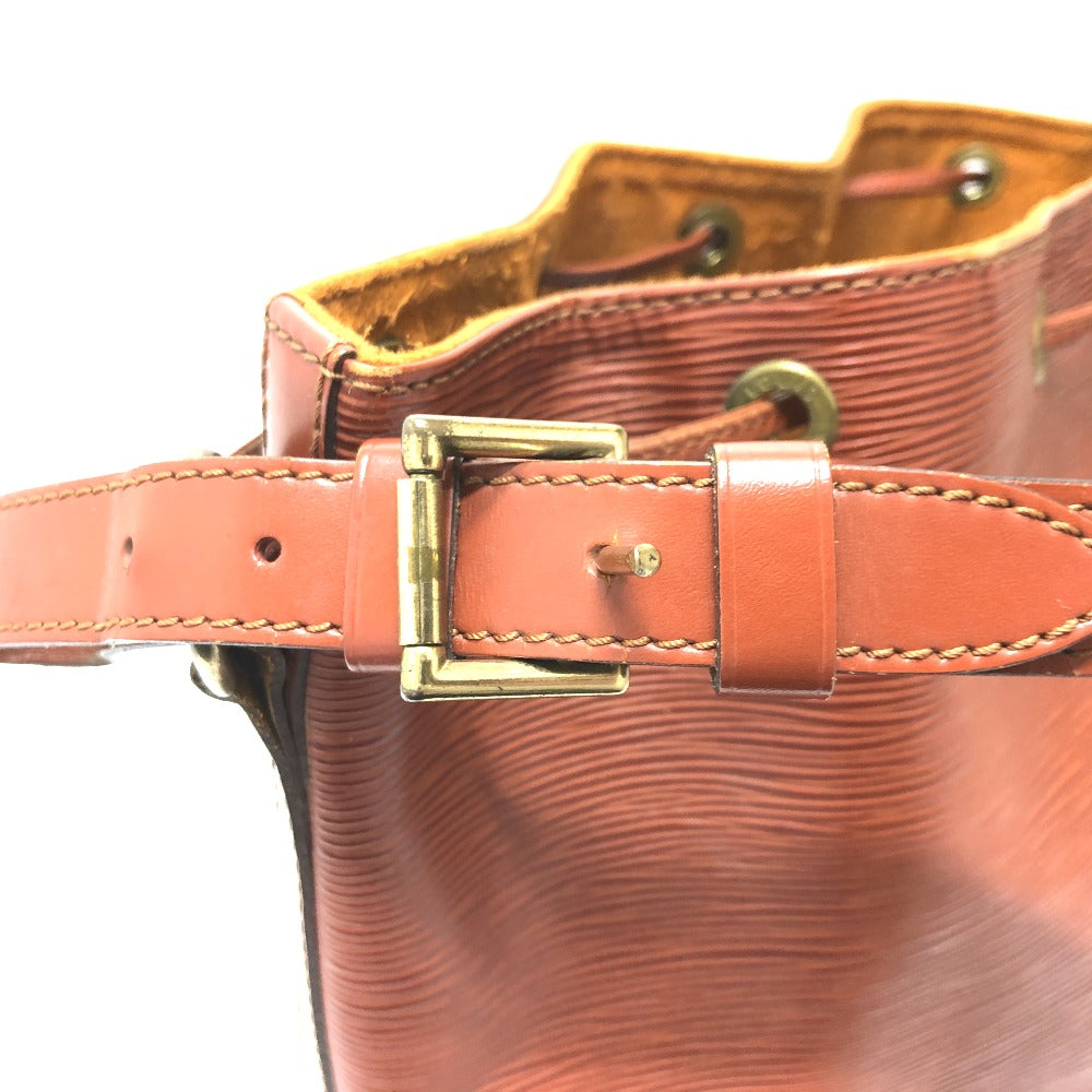 LOUIS VUITTON Shoulder Bag M44103 Epi Leather Brown Epi Petit Noe Women Used Authentic