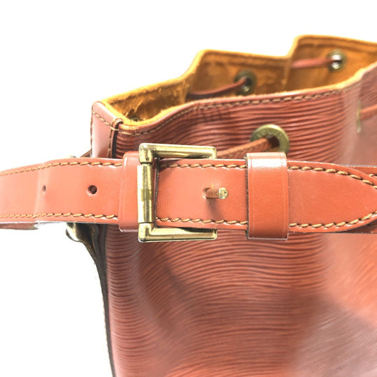 LOUIS VUITTON Shoulder Bag M44103 Epi Leather Brown Epi Petit Noe Women Used Authentic