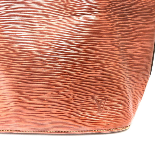 LOUIS VUITTON Shoulder Bag M44103 Epi Leather Brown Epi Petit Noe Women Used Authentic