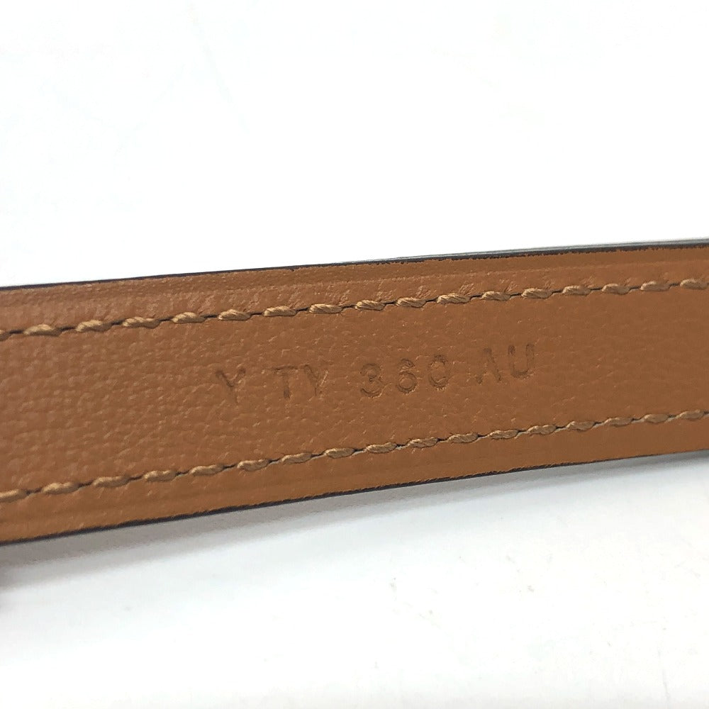 HERMES belt Epsom Brown Belt "Pop H" 15 Women 80 Used Authentic