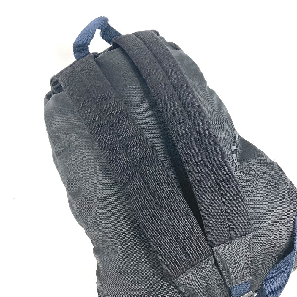 BALENCIAGA Backpack 507460 Nylon black By color Wheel logo mens Used Authentic