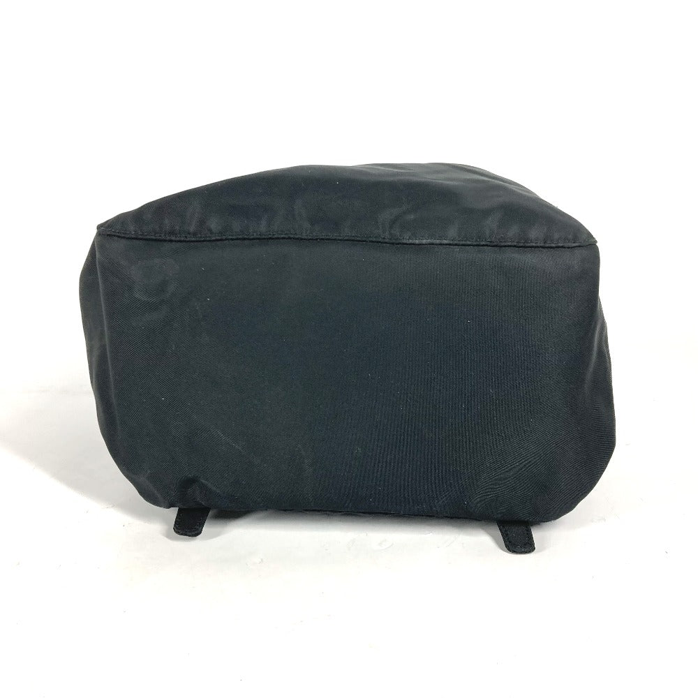 PRADA Backpack Nylon black Triangle logo plate