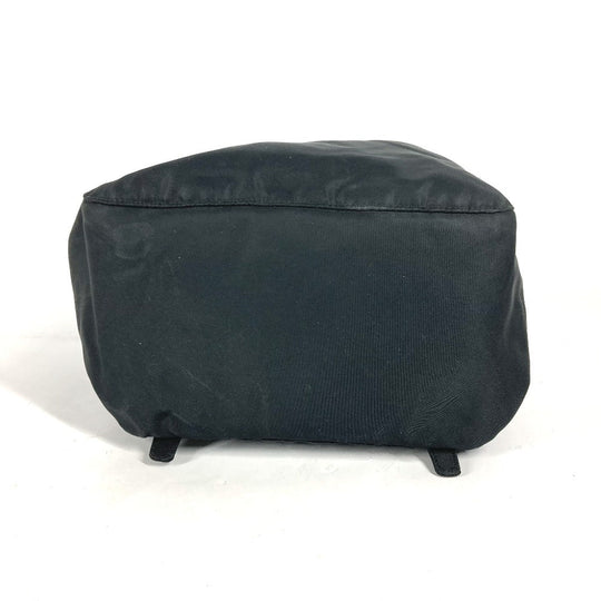 PRADA Backpack Nylon black Triangle logo plate
