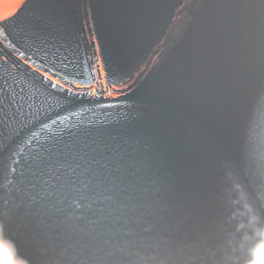 LOEWE charm leather Orange x Black animal collection mouse Women Used Authentic