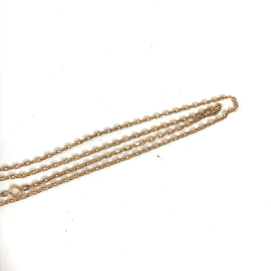 HERMES Necklace Metal, Leather White x Pink Gold Accessories Asdu Cool PM Women Used Authentic