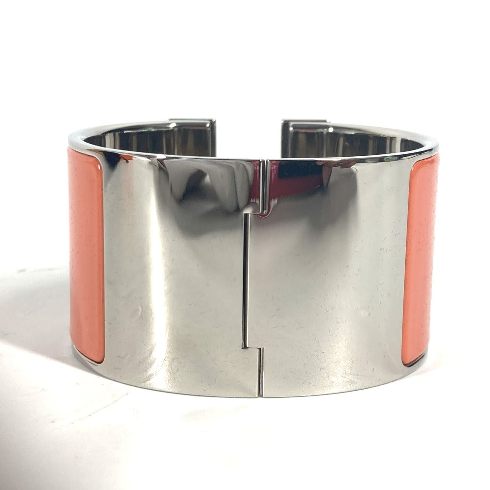 HERMES Bangle metal Orange xSilver Accessories clicclac XL
