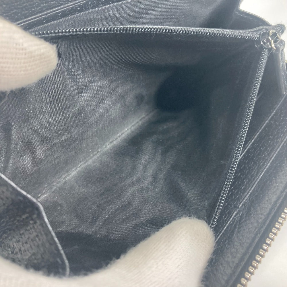 GUCCI Long Wallet Purse 625576 Nylon / leather black logo Off The Grid mens Used Authentic