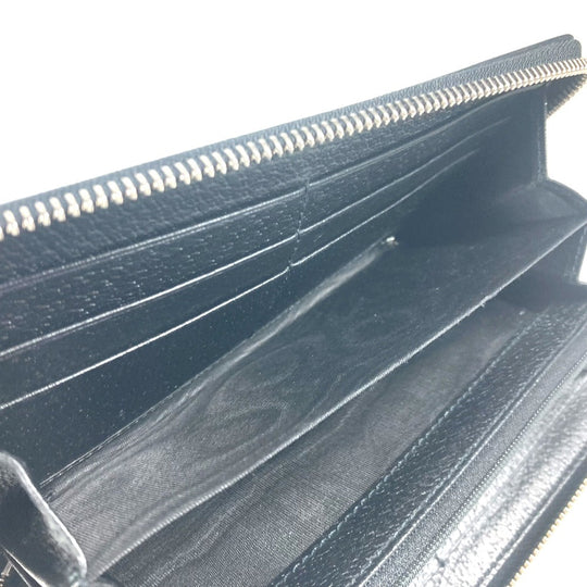 GUCCI Long Wallet Purse 625576 Nylon / leather black logo Off The Grid mens Used Authentic