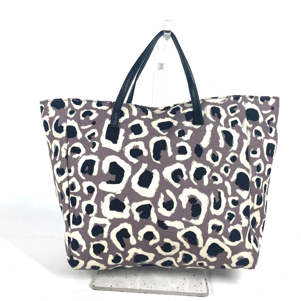 GUCCI Tote Bag 284721 Nylon / leather purple Children's Kids leopard leopard leopard Kids Used Authentic
