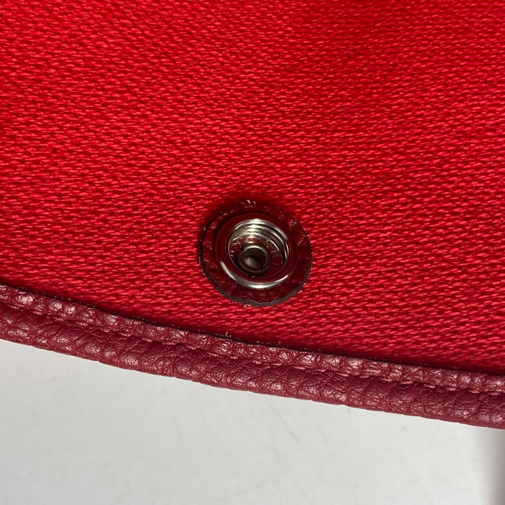 HERMES Tote Bag Toile H, Negonda Red type Shoulder Bag Shoulder Bag Garden party PM