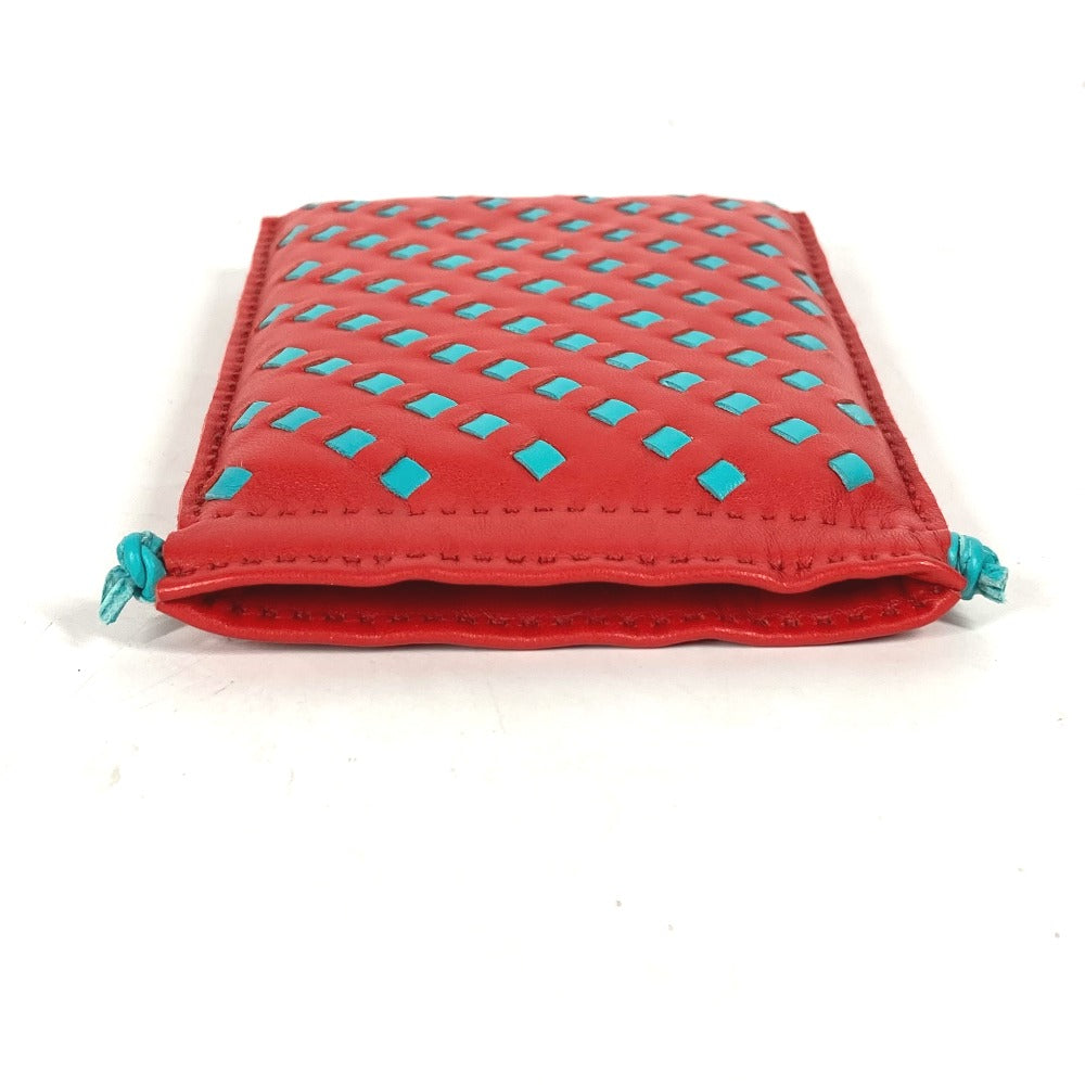 HERMES Pouch Anyo Miro Red x blue purse Pochette pillow PM Women Secondhand Authentic