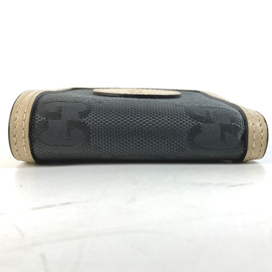 GUCCI Folded wallet 625574 Nylon / leather Black x beige logo Off The Grid Off The Grid mens Used Authentic