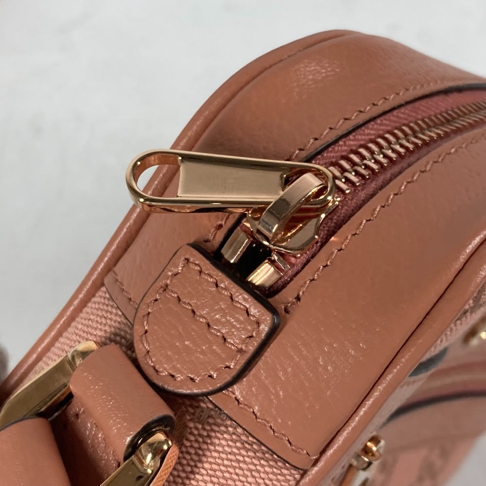 GUCCI Shoulder Bag 574493 Canvas / leather pink Crossbody GG Ophidia Women Used Authentic