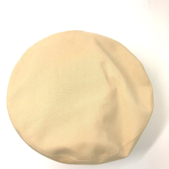 HERMES Casquette Cotton, Polyurethane Beige type Serie Kabul Crickets Women 57 Used Authentic