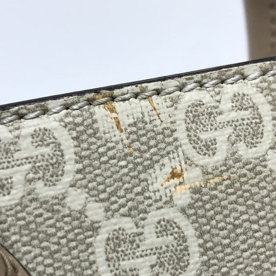 GUCCI Shoulder Bag 671623 GG Supreme Canvas light beige GG Supreme Interlocking G Mini Tote Bag