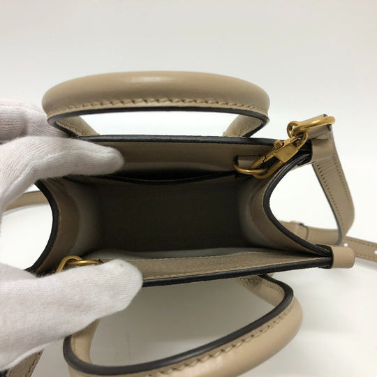 GUCCI Shoulder Bag 671623 GG Supreme Canvas light beige GG Supreme Interlocking G Mini Tote Bag