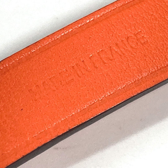 HERMES Glove holder Vaux Swift Orange Accessories Kelly Women Used Authentic