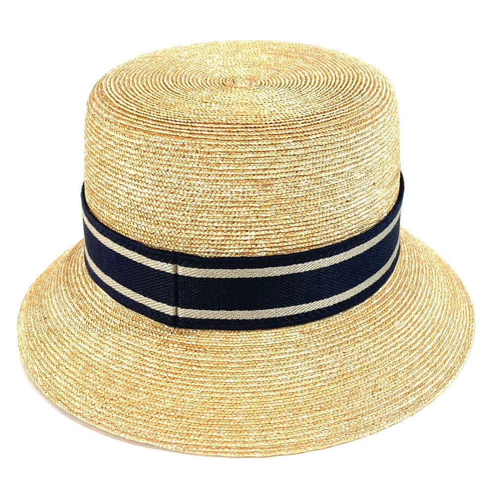 Dior hat 11DRT952G180 , Straw beige DIORESORT hat Women 58 Used Authentic