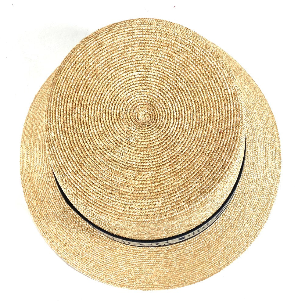 Dior hat 11DRT952G180 , Straw beige DIORESORT hat Women 58 Used Authentic