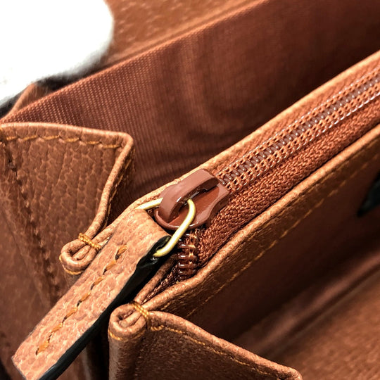 GUCCI Long Wallet Purse 547791 GG canvas / leather beige GG New York Yankees collaboration NY Women Used Authentic