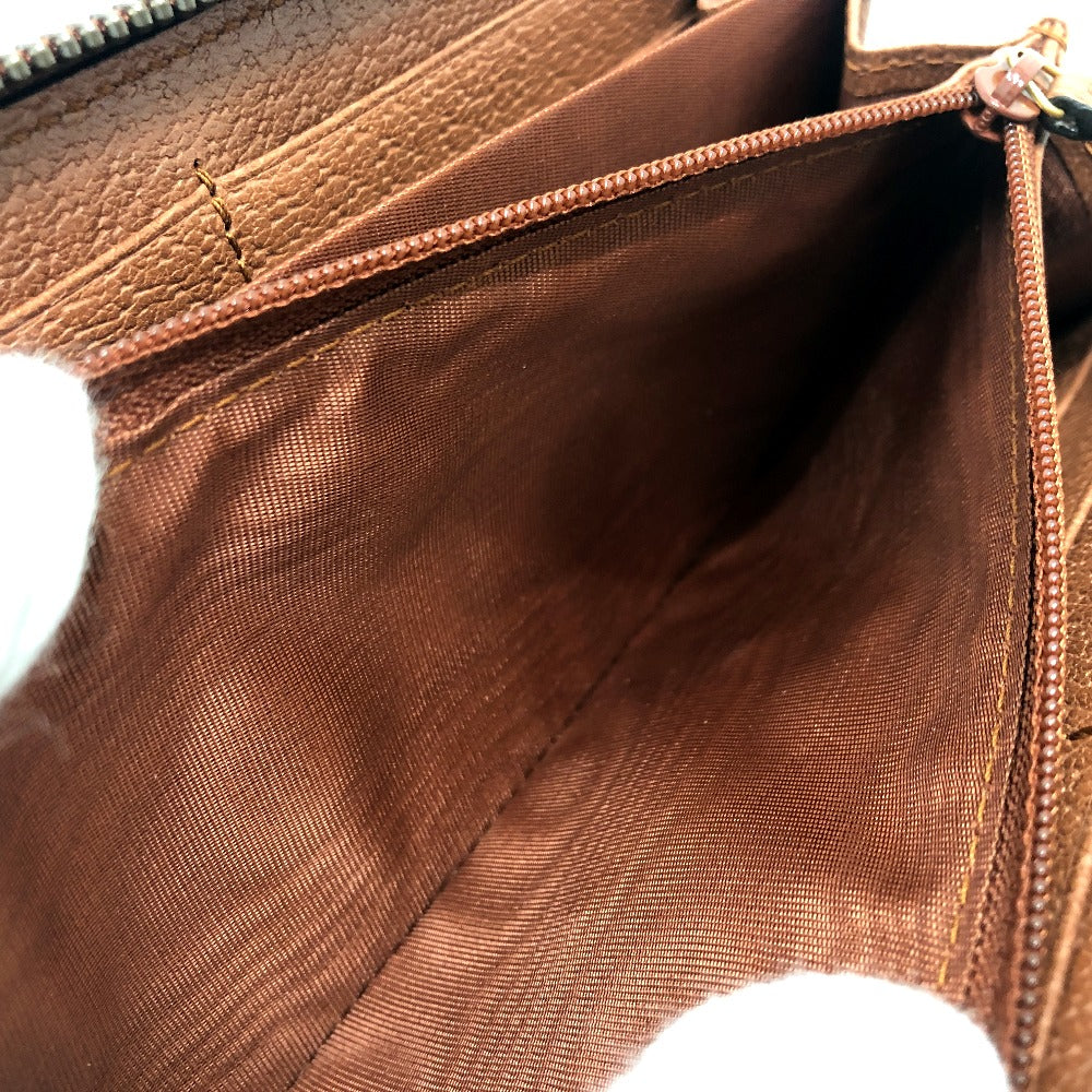 GUCCI Long Wallet Purse 547791 GG canvas / leather beige GG New York Yankees collaboration NY Women Used Authentic