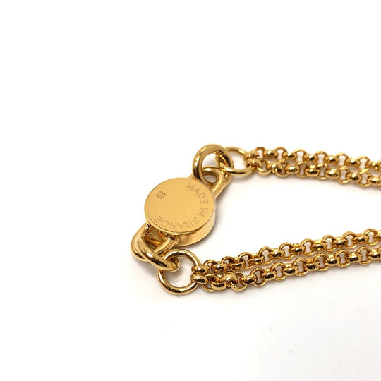 HERMES Necklace metal gold Charnier PM Women Used Authentic