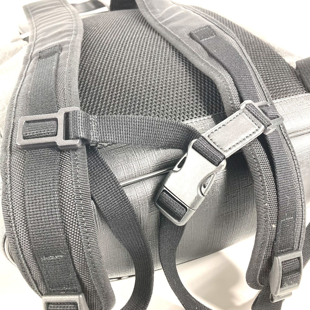 GUCCI Backpack 495563 GG Supreme Canvas black GG Supreme Sherry line mens Used Authentic