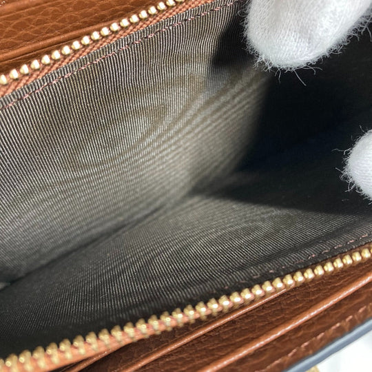 GUCCI Long Wallet Purse 652681 GG canvas blue GG denim Jackie 1961 Women Used Authentic