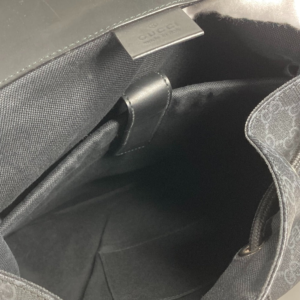 GUCCI Backpack 49556 GG Supreme Canvas black GG Supreme