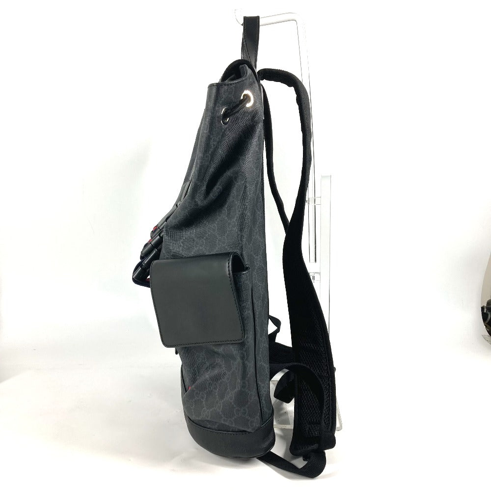 GUCCI Backpack 49556 GG Supreme Canvas black GG Supreme