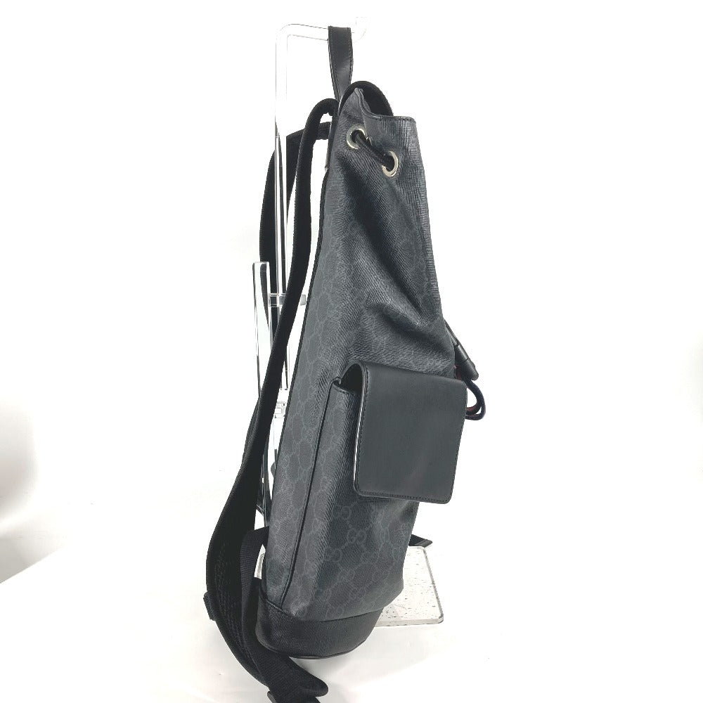 GUCCI Backpack 49556 GG Supreme Canvas black GG Supreme