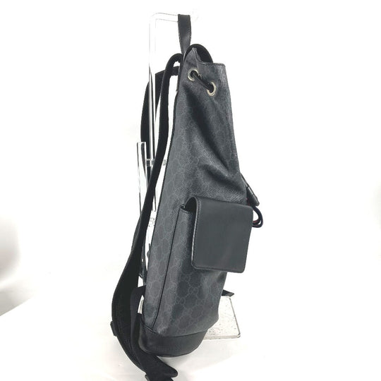 GUCCI Backpack 49556 GG Supreme Canvas black GG Supreme