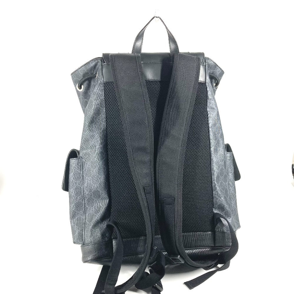 GUCCI Backpack 49556 GG Supreme Canvas black GG Supreme