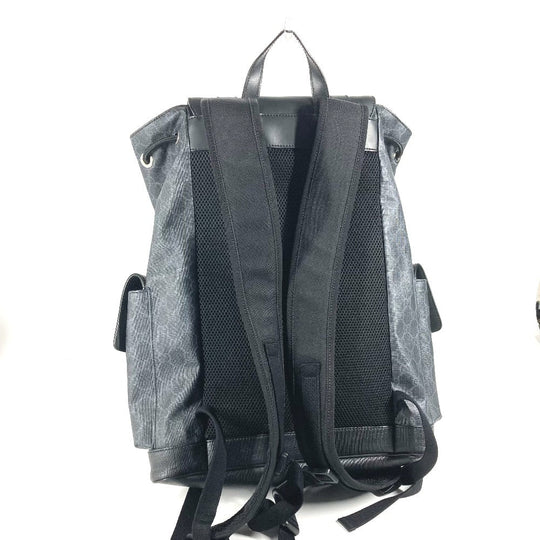 GUCCI Backpack 49556 GG Supreme Canvas black GG Supreme