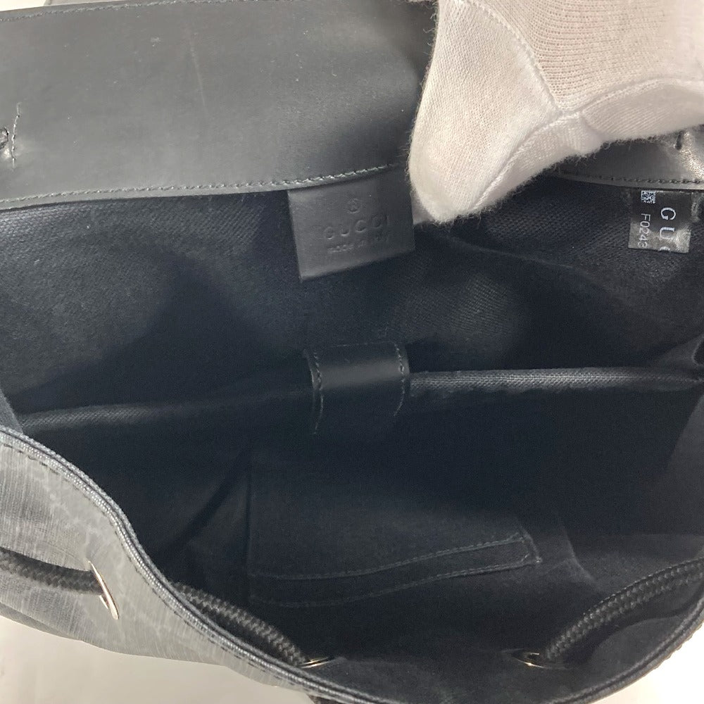 GUCCI Backpack 49556 GG Supreme Canvas black GG Supreme