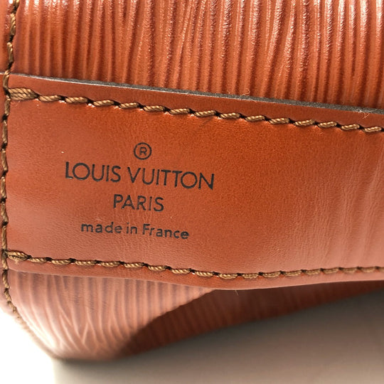LOUIS VUITTON Shoulder Bag M80193 Epi Leather Brown Epi Sac DePaul GM Women Used Authentic