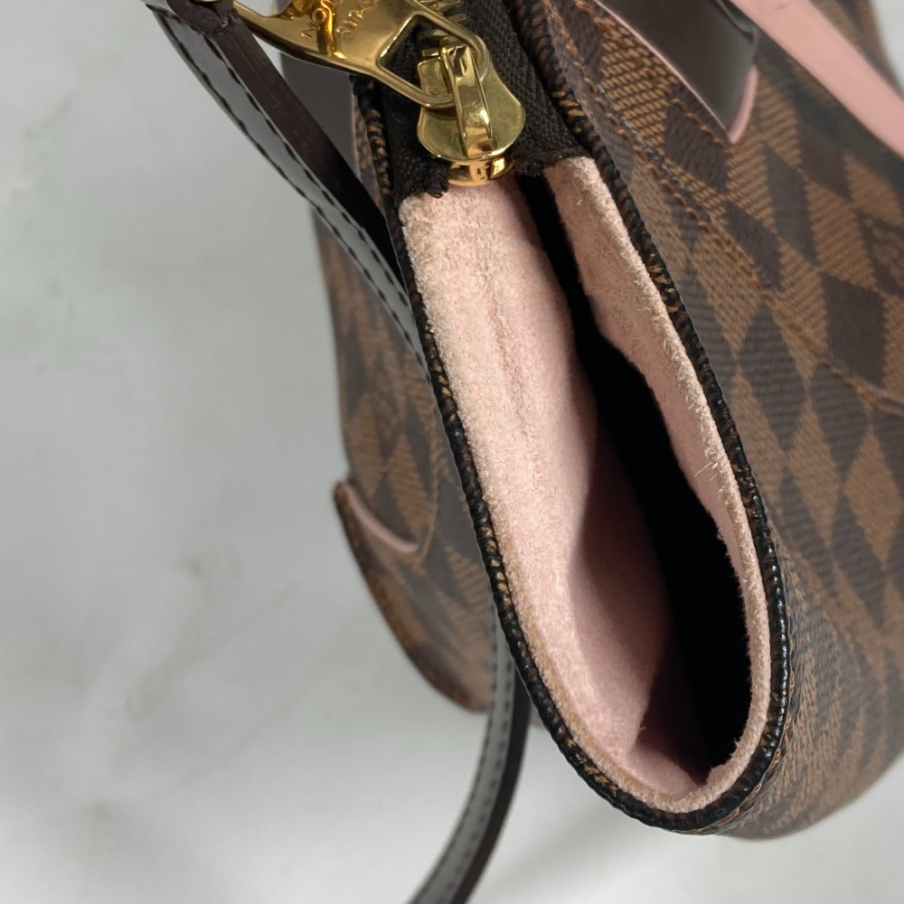 LOUIS VUITTON Handbag N41554 Damier canvas Brown x pink Damier Kaisa PM Women Used Authentic