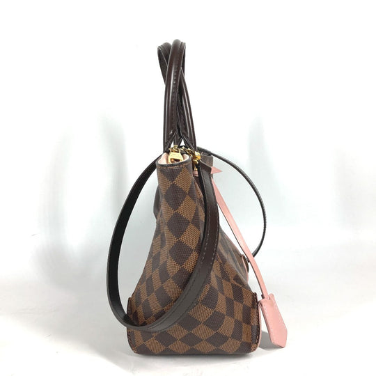 LOUIS VUITTON Handbag N41554 Damier canvas Brown x pink Damier Kaisa PM Women Used Authentic