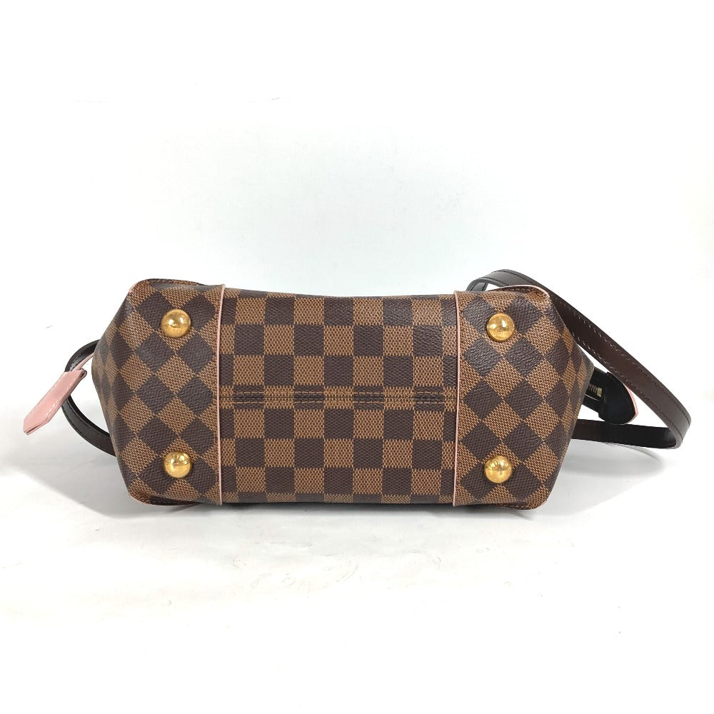 LOUIS VUITTON Handbag N41554 Damier canvas Brown x pink Damier Kaisa PM Women Used Authentic
