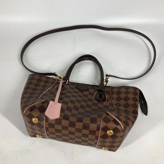 LOUIS VUITTON Handbag N41554 Damier canvas Brown x pink Damier Kaisa PM Women Used Authentic