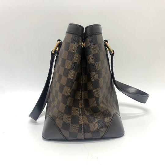 LOUIS VUITTON Tote Bag N51205 Damier canvas Brown Damier Hamstead PM
