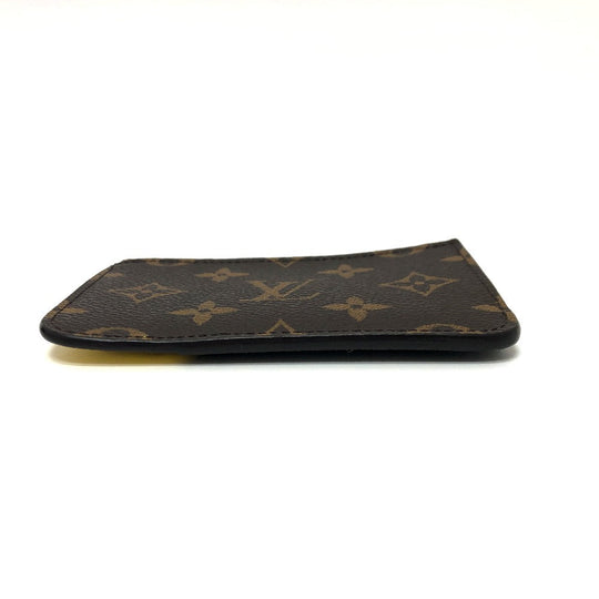 LOUIS VUITTON Coin case M81882 Monogram canvas Brown x yellow Monogram Porto Cult Romy mens Secondhand Authentic