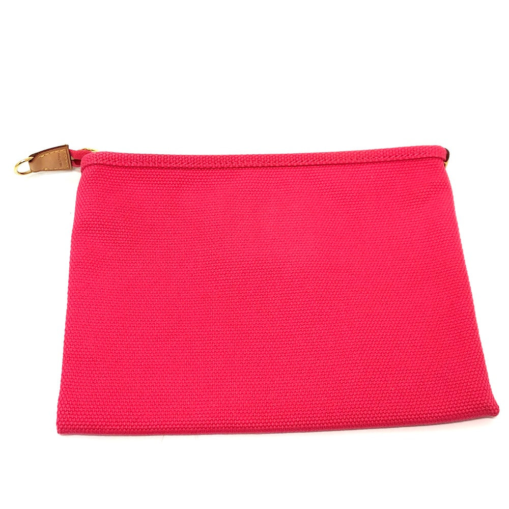 LOUIS VUITTON Pouch M40065 canvas pink Antigua Pochette Platt GM Women Used Authentic