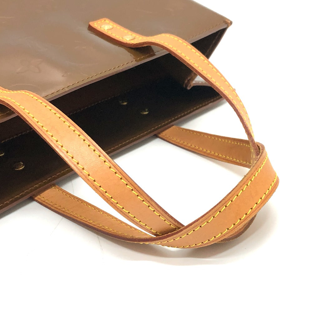 LOUIS VUITTON Tote Bag M91143  Monogram Vernis Brown Monogram Vernis Reed MM Women Secondhand Authentic