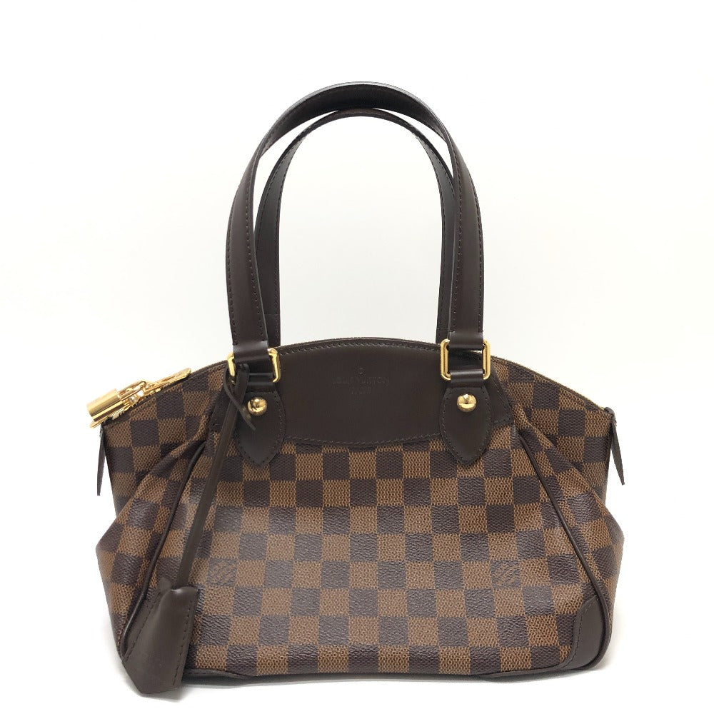 LOUIS VUITTON Handbag N41117 Damier canvas Brown Damier Verona PM Women Secondhand Authentic