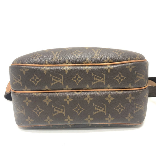 LOUIS VUITTON Shoulder Bag M45254 Monogram canvas Brown Monogram Reporter PM Women Used Authentic