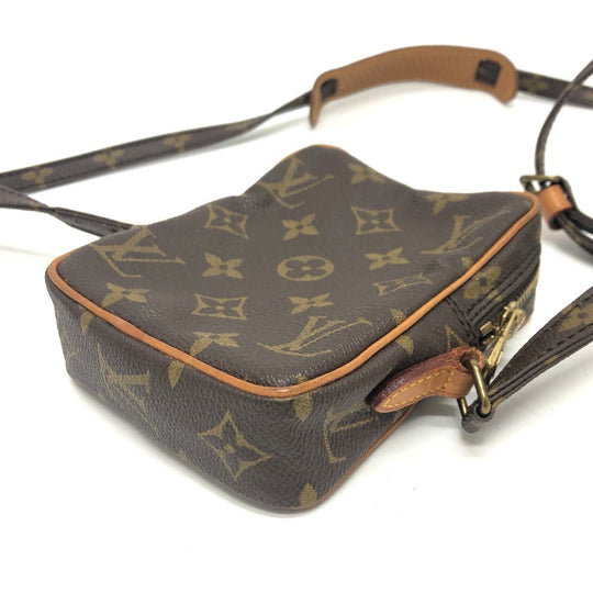 LOUIS VUITTON Shoulder Bag M45268 Monogram canvas Brown Monogram Mini Danube Women Used Authentic