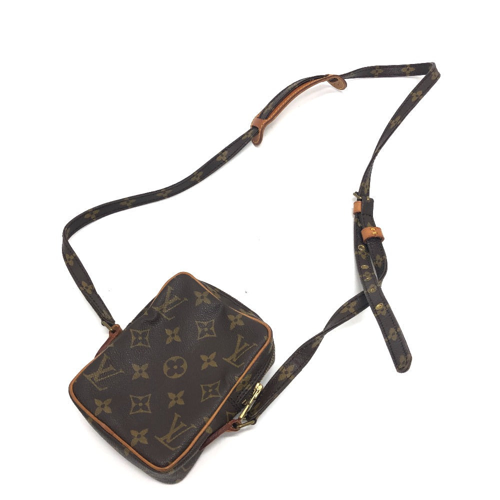 LOUIS VUITTON Shoulder Bag M45268 Monogram canvas Brown Monogram Mini Danube Women Used Authentic